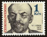 (1990-004) Марка Чехословакия "В.И. Ленин"    Личности II Θ